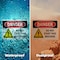 Signmission Do Not Start This Machine Danger Sign, Plastic, 10in W x 7in L, 2PK OS-2PACK-DS-P-710-L-1171 - alternate 6